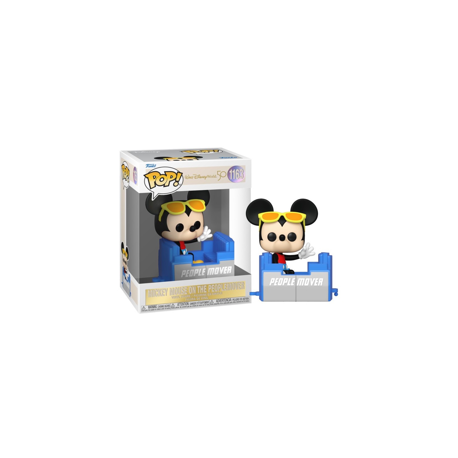 FUNKO POP! WALT DISNEY WORLD 50: MICKEY  MOUSE ON THE PEOPLEMOVER (1163)