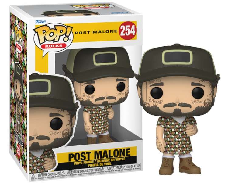 FUNKO POP! ROCKS - POST MALONE (254)