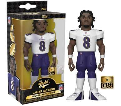 FUNKO POP! GOLD 5" NFL: RAVENS - LAMAR JACKSON CHASE LIMITED EDITION (12 CM)