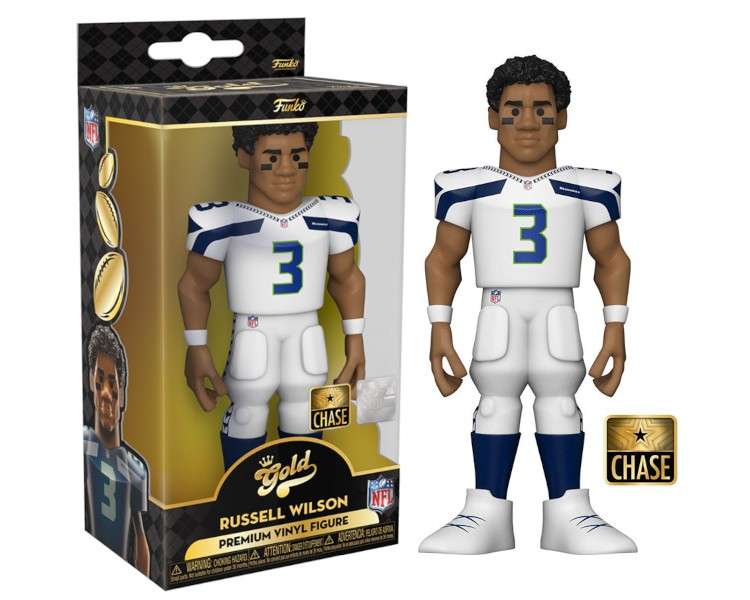 FUNKO POP! GOLD 5" NFL: SEAHAWKS - RUSSELL WILSON CHASE LIMITED EDITION (12 CM)