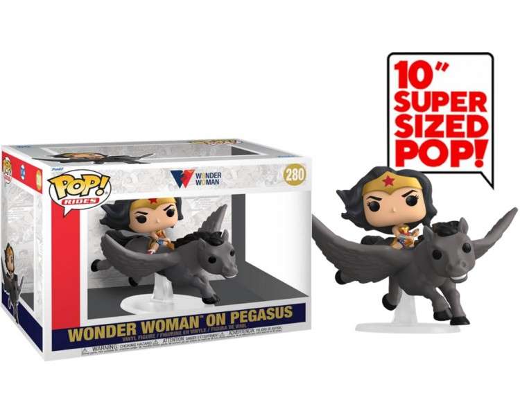 FUNKO POP! RIDES - WONDER WOMAN 80TH: WONDER WOMAN ON PEGASUS (280)