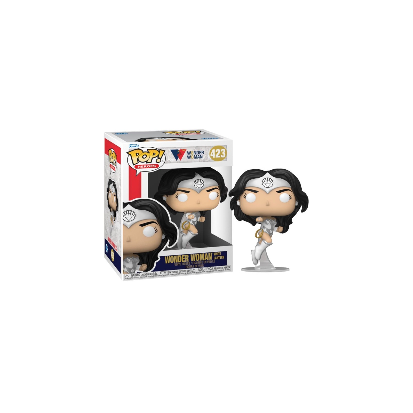 FUNKO POP! HEROES - WONDER WOMAN 80TH: WONDER WOMAN WHITE LANTERN (423)