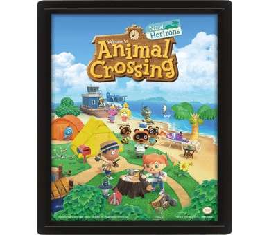 POSTER 3D ANIMAL CROSSING NEW HORIZONS