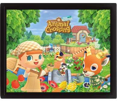 POSTER 3D ANIMAL CROSSING (SUMMER / SPRING)