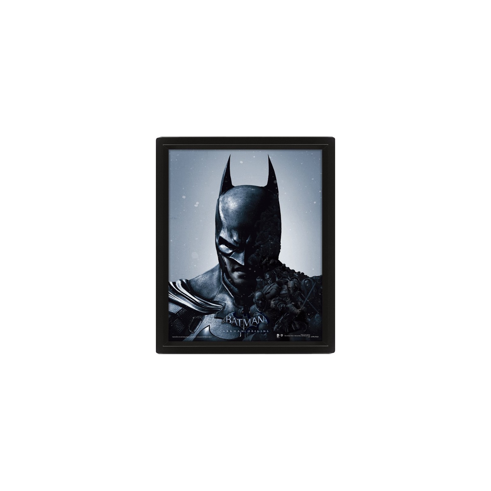 CUADRO 3D BATMAN ARKHAM ORIGINS (BATMAN / JOKER)