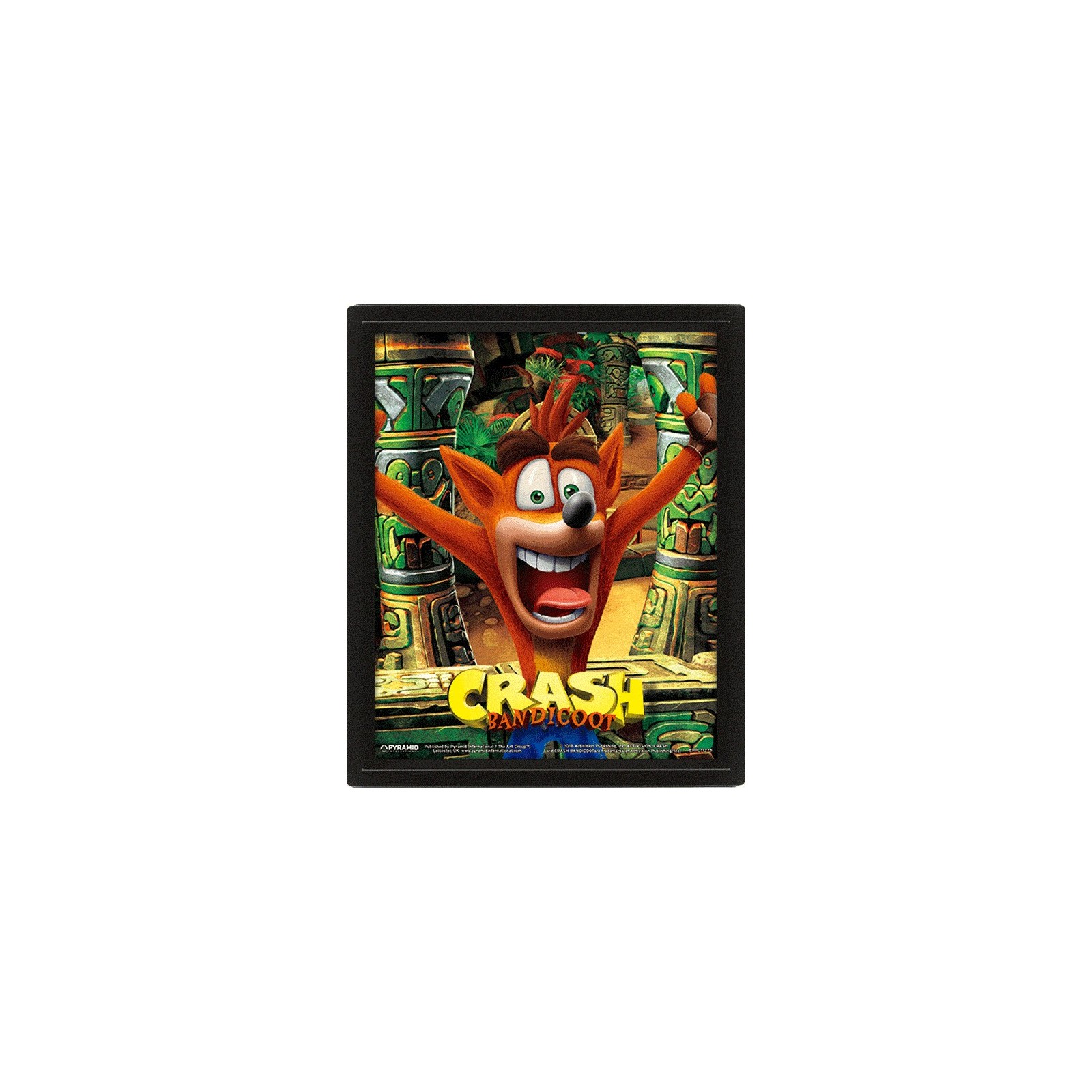 POSTER 3D CRASH BANDICOOT