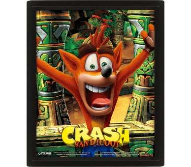 POSTER 3D CRASH BANDICOOT