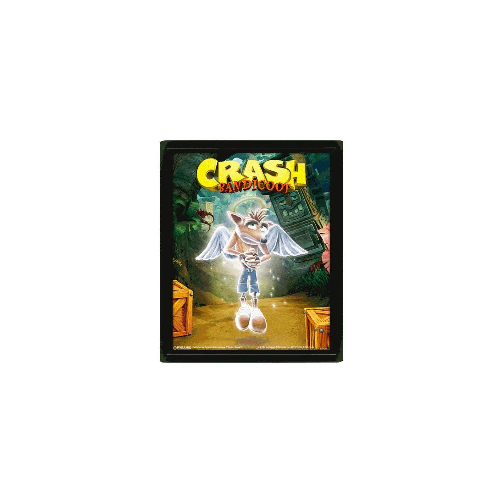 POSTER 3D CRASH BANDICOOT GAME OVER