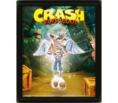 POSTER 3D CRASH BANDICOOT GAME OVER