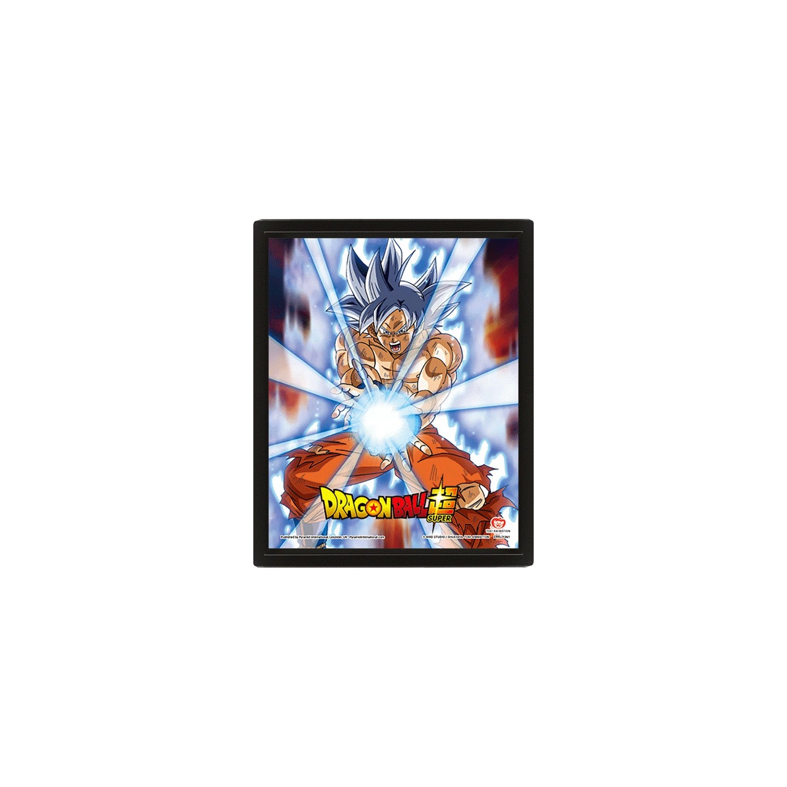 POSTER 3D SUPER DRAGON BALL ULTRA INSTINCT KAMEHAMEHA