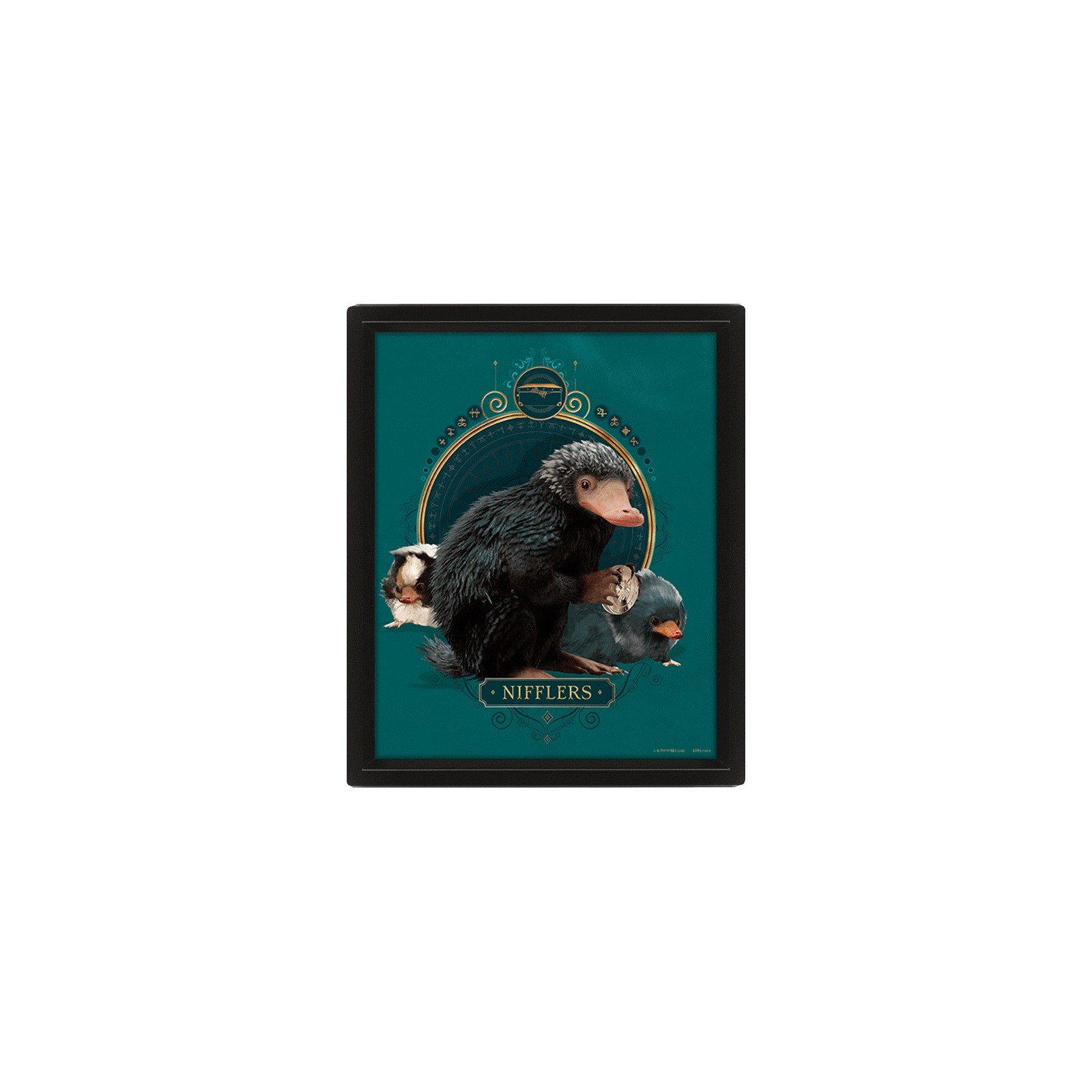 POSTER 3D FANTASTIC BEASTS 2  NIFFLERS