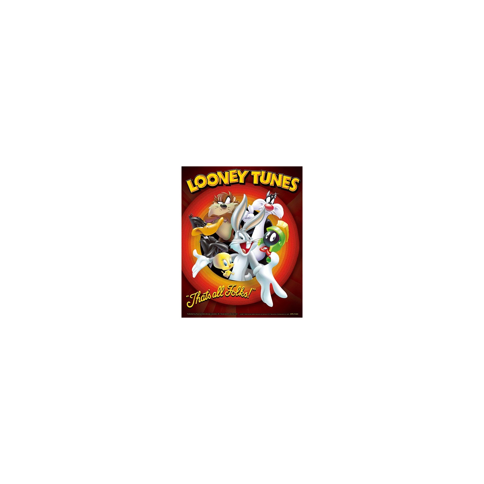 POSTER 3D LOONEY TUNES THATS ALL FOLKS