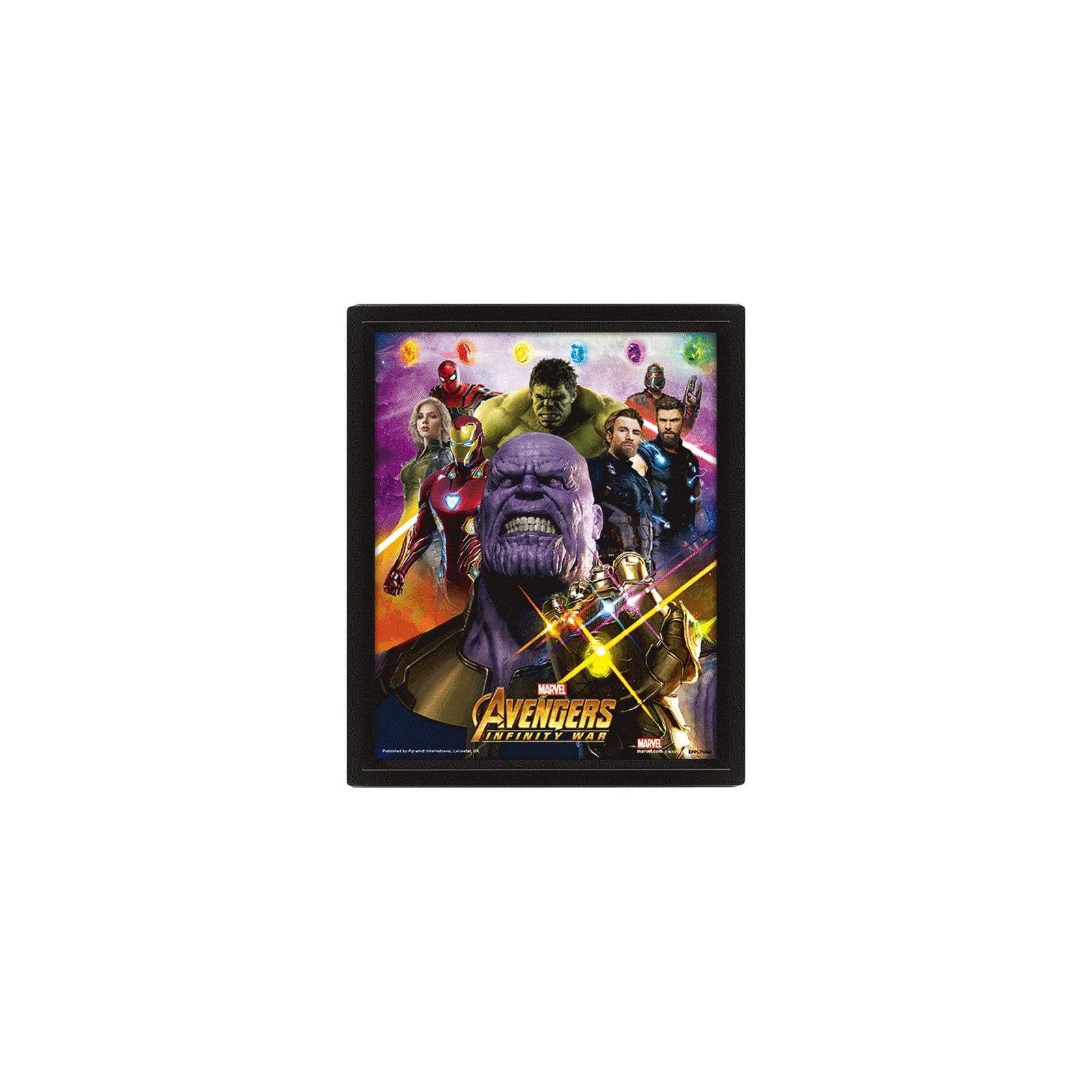 POSTER 3D MARVEL GAUNTLET