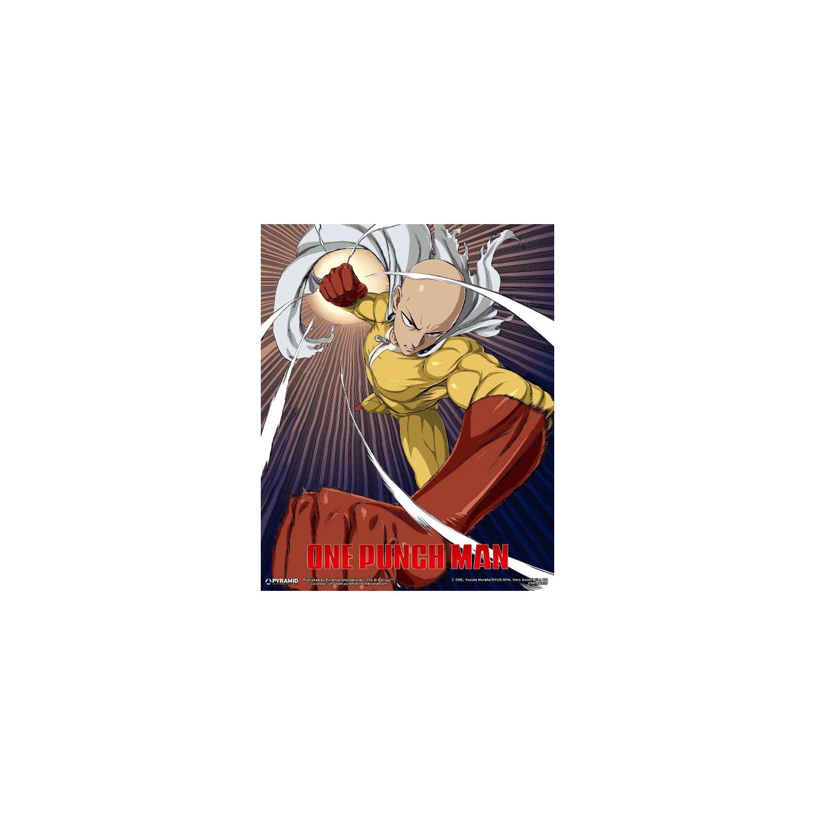 POSTER 3D ONE PUNCH MAN (SAITAMA & GENOS)