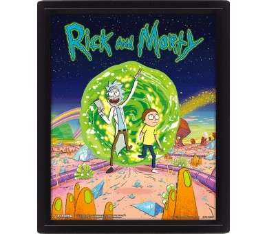 POSTER 3D RICK & MORTY