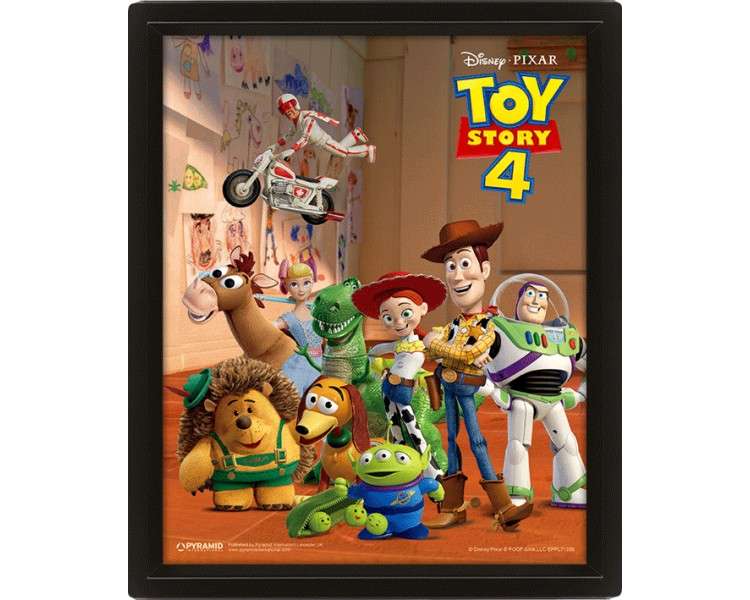 POSTER 3D DISNEY TOY STORY 4