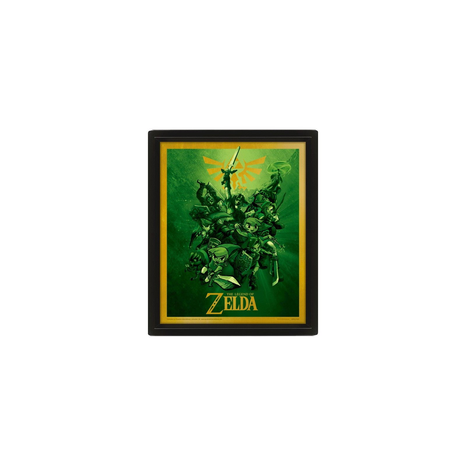 POSTER 3D THE LEGEND OF ZELDA (LINK)