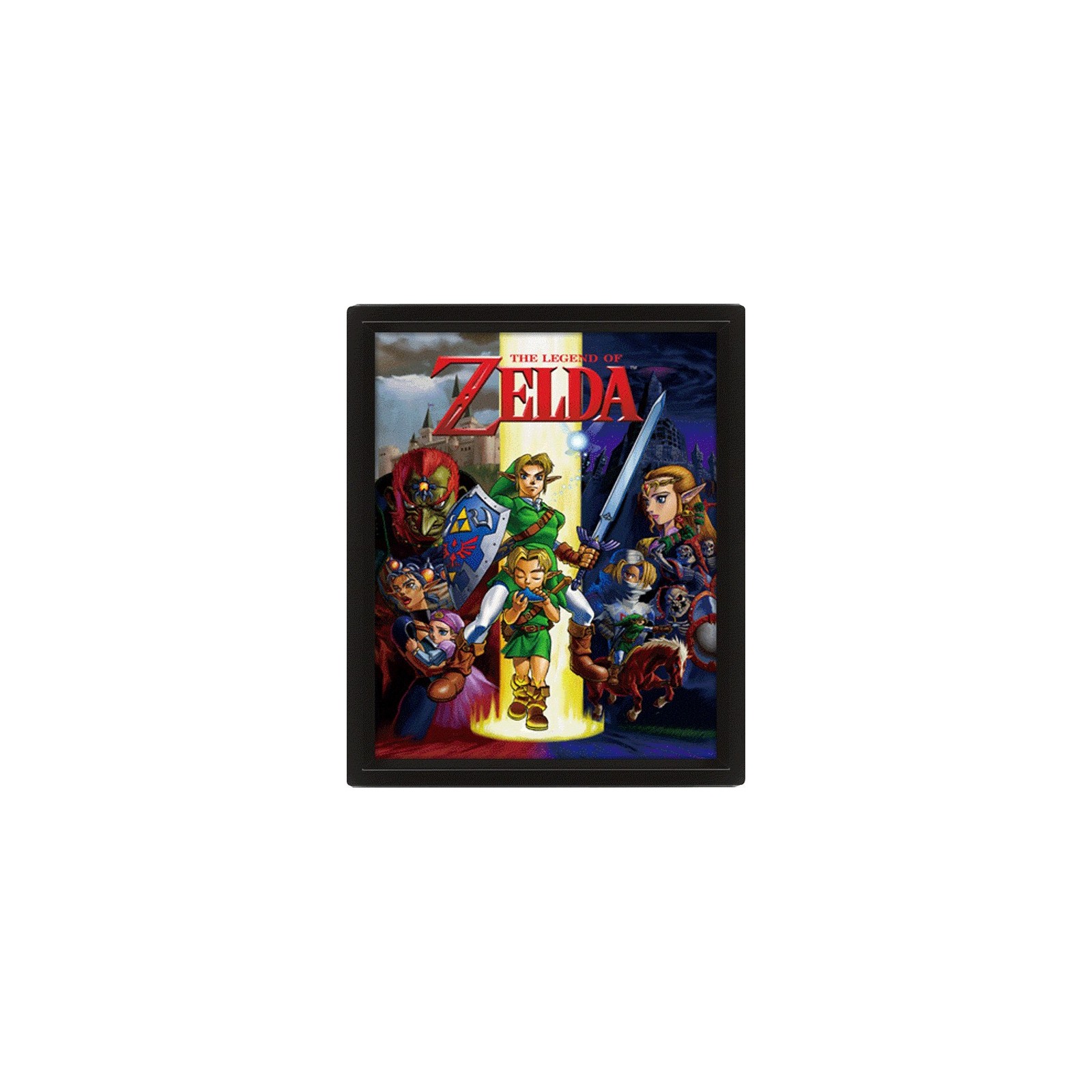 POSTER 3D THE LEGEND OF ZELDA (OCARINA OF TIME)