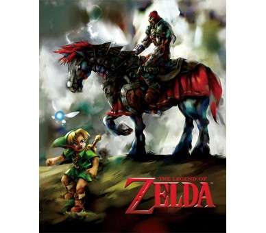 POSTER 3D THE LEGEND OF ZELDA (YOUNG LINK & GANONDORF)