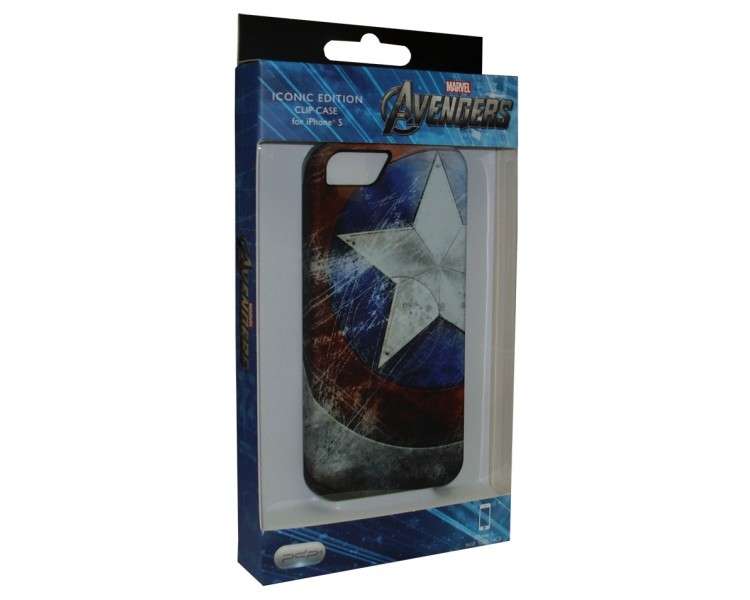 PDP CARCASA MARVEL CAPITAN AMERICA SHIELD (IPHONE 5)