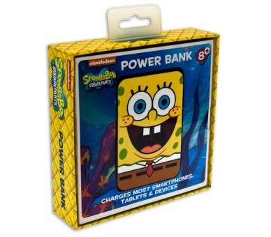 POWER BANKS 5000MAH BOB ESPONJA (SMARTPHONES/TABLETA/DISPOSITIVOS)