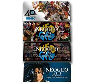 SOBRE DE 4 PEGATINAS NEO GEO MINI