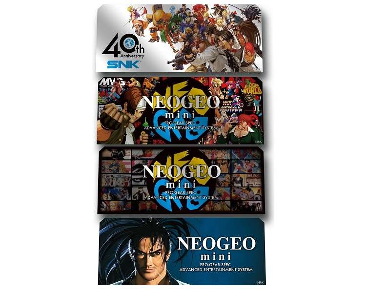 SOBRE DE 4 PEGATINAS NEO GEO MINI