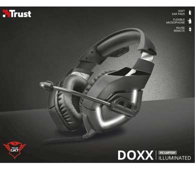 TRUST DOXX ILLUMINATED GAMING HEADSET GXT 380