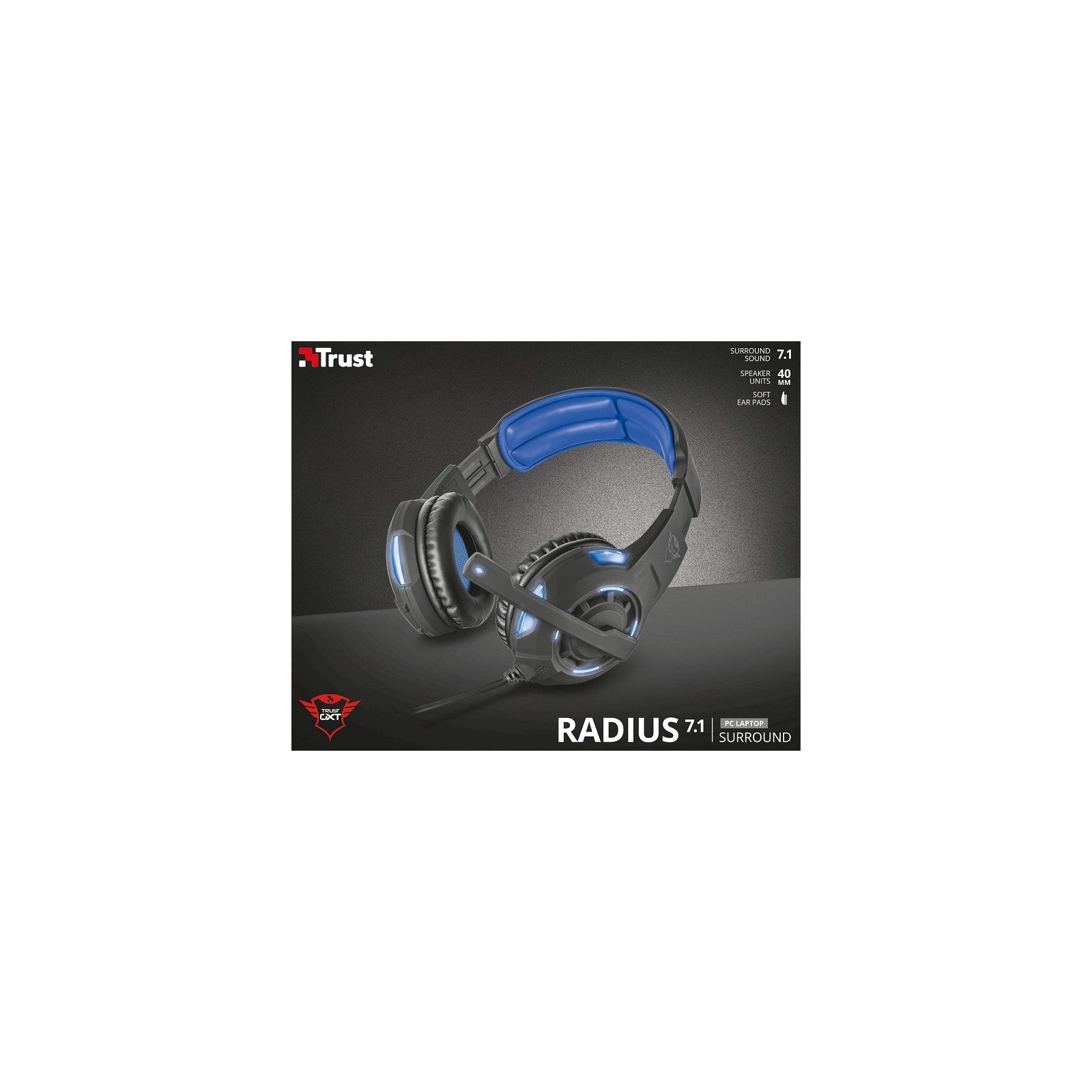 TRUST RADIUS 7.1 SURROUND HEADSET GXT 350