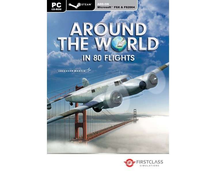 AROUND THE WORLD IN 80 FLIGHTS (EXPANSION PARA FSX)