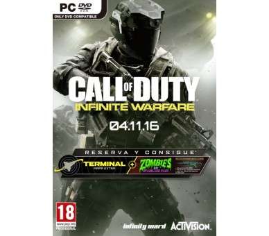 CALL OF DUTY: INFINITE WARFARE (MAPA EXTRA TERMANIL Y PACK ZOMBIES)