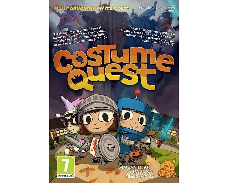 COSTUME QUEST.PLUS "GRUBBINS ON ICE" DLC!