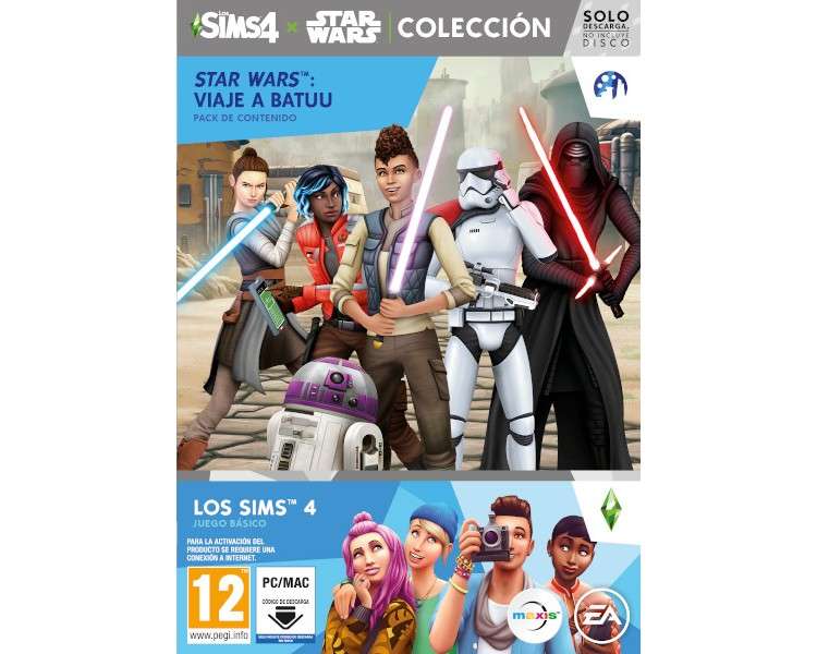 LOS SIMS 4 + STAR WARS VIAJE A BATUU (PACK DE CONTENIDO) COLECCION