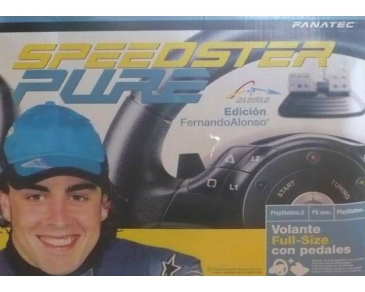 SPEEDSTER 3 VOLANTE FERNANDO ALONSO CON PEDAL (PS2/PSone)