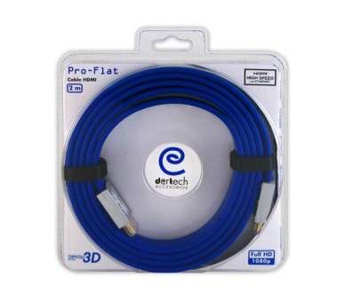 DERTECH CABLE HDMI PRO-FLAT 3D FULL HD