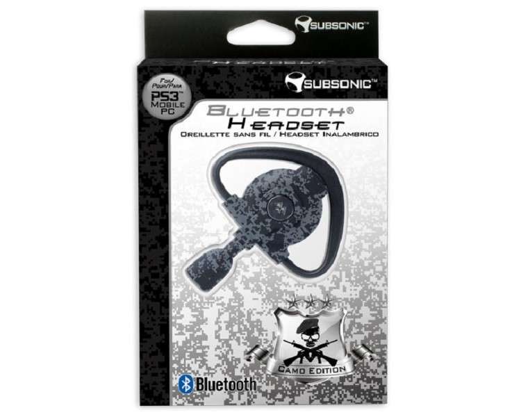 SUBSONIC BLUETOOTH HEADSET CAMUFLAJE (PS3/PC)