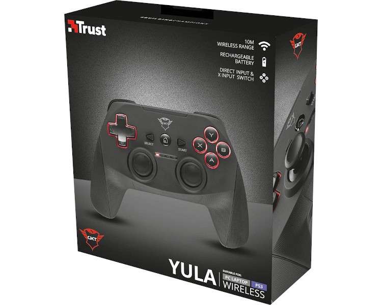 TRUST WIRELESS GAMEPAD BLACK GXT 545  ( PS3/PC )