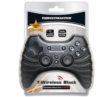 THRUSTMASTER T-WIRELESS 2.4 GHz GAMEPAD  BLACK (PS3/PC)