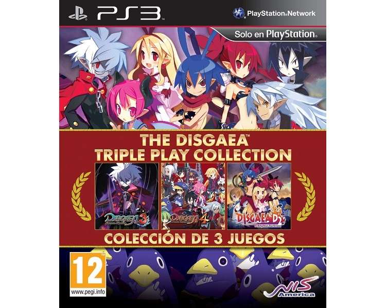 THE DISGAEA:TRIPLE PLAY COLLECTION (3 EN 1)