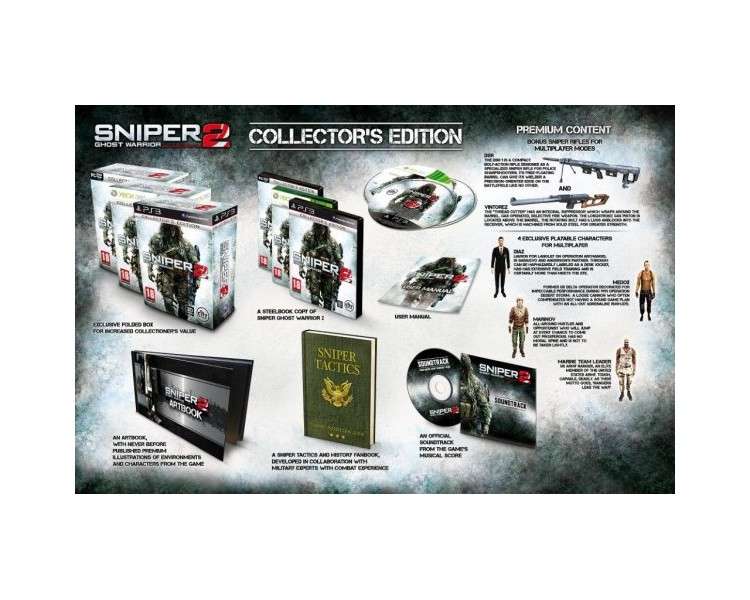 SNIPER GHOST WARRIOR 2 COLLECTOR EDITION