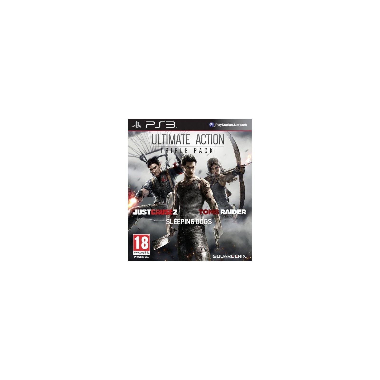 ULTIMATE ACTION TRIPLE PACK (JUST CAUSE 2/SLEEPING DOGS/ TOMB RAIDER)