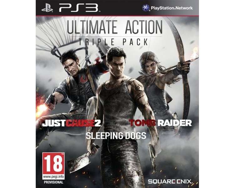 ULTIMATE ACTION TRIPLE PACK (JUST CAUSE 2/SLEEPING DOGS/ TOMB RAIDER)