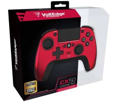 VOLTEDGE WIRELESS CONTROLLER CX50 CHROME RED (ROJO METALICO)