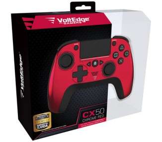 VOLTEDGE WIRELESS CONTROLLER CX50 CHROME RED (ROJO METALICO)