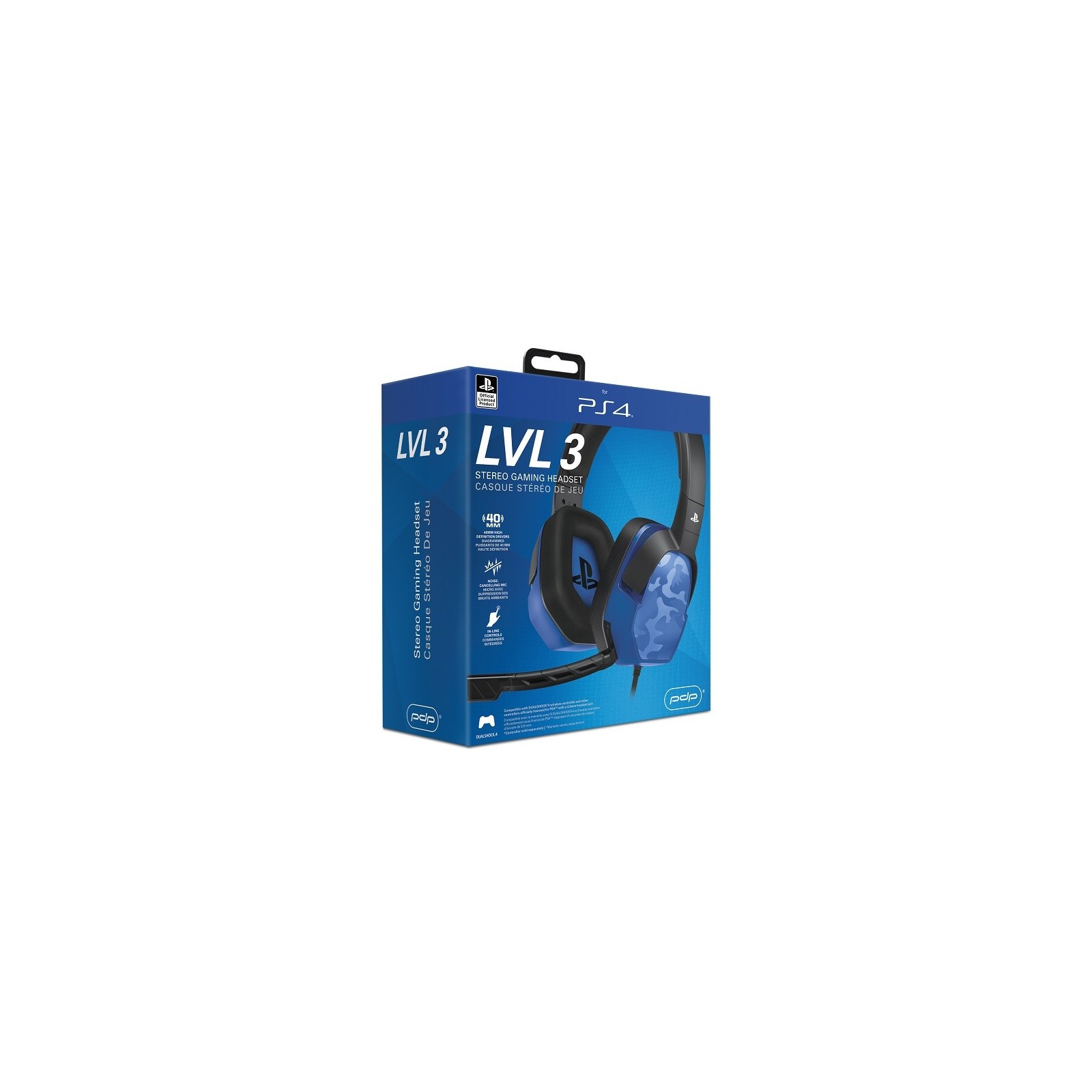 AFTERGLOW LVL 3 STEREO GAMING HEADSET CAMO AZUL