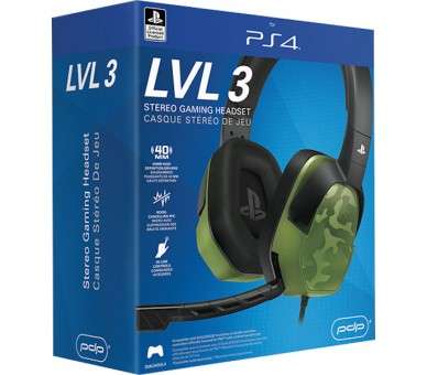 AFTERGLOW LVL 3 STEREO GAMING HEADSET CAMO VERDE