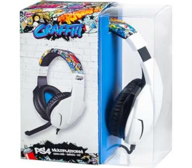 INDECA AURICULARES GRAFFITI (PS4/XBONE/SWITCH/PC)