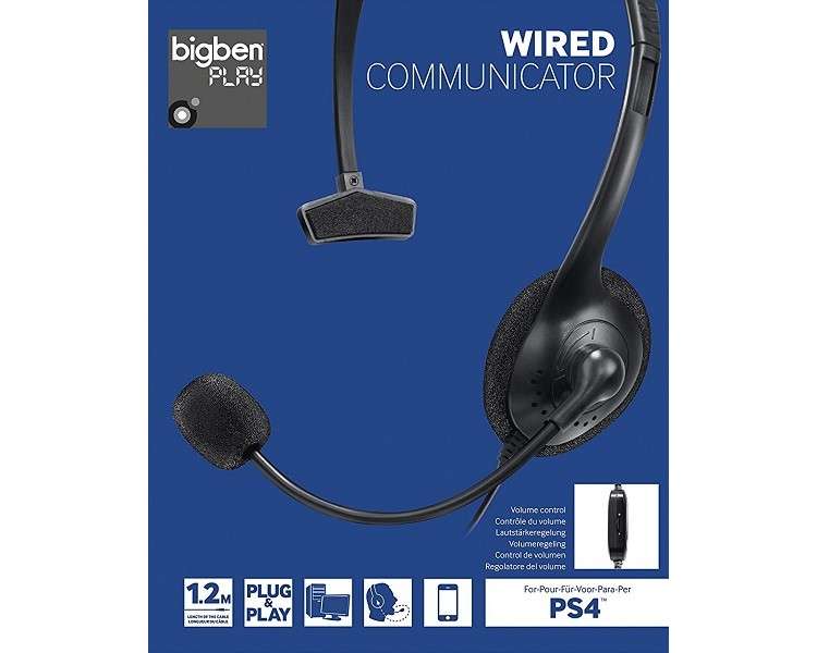 BIGBEN WIRED COMMUNICATOR HEADSET