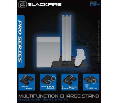 BLACKFIRE MULTIFUNCTION CHARGE STAND (PS4/PS4 SLIM/PS4 PRO)