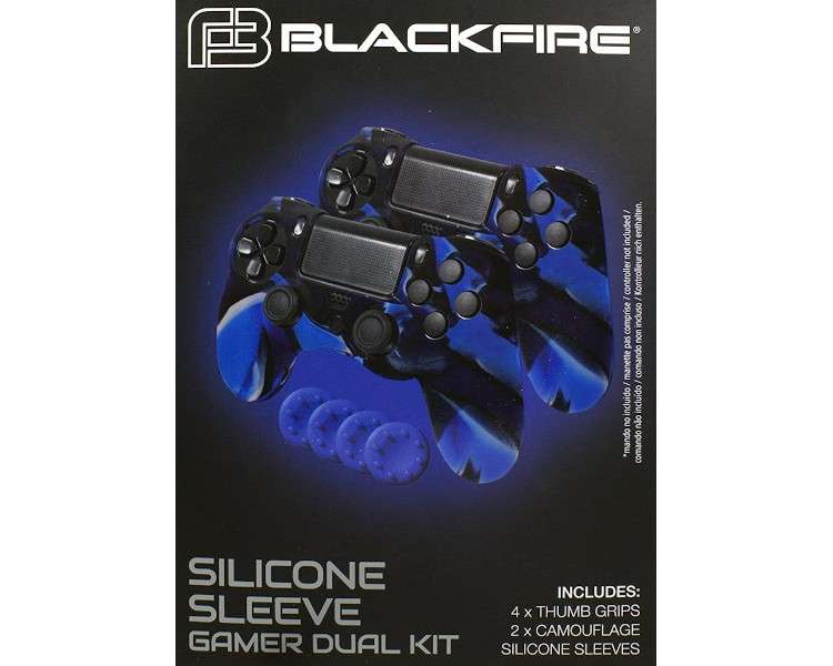 BLACKFIRE SILICONE SLEEVE GAMER DUAL KIT